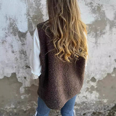 Sofia | Damen Herbst Fleece-Weste – Warm und Bequem