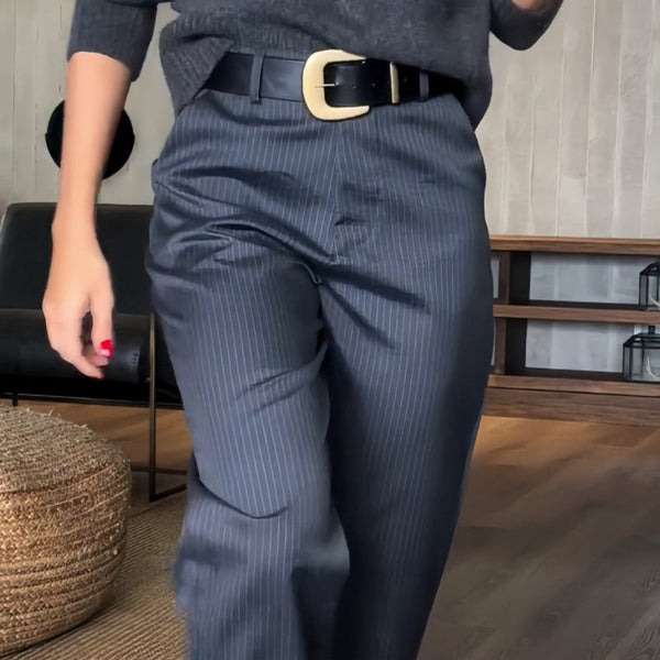 MATHILDA | GESTREIFTE ANZUGHOSE