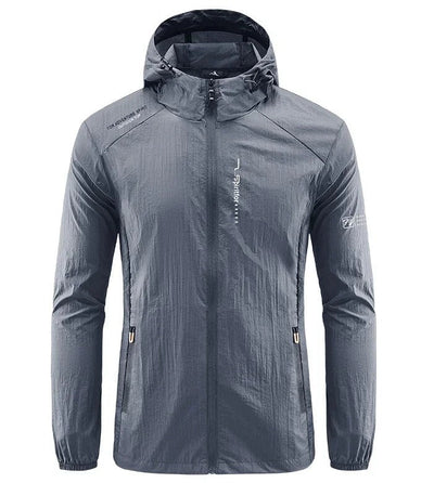 Jibril | Ultraleichte wind- und sonnensichere Kapuzen-Sommerjacke für Herren
