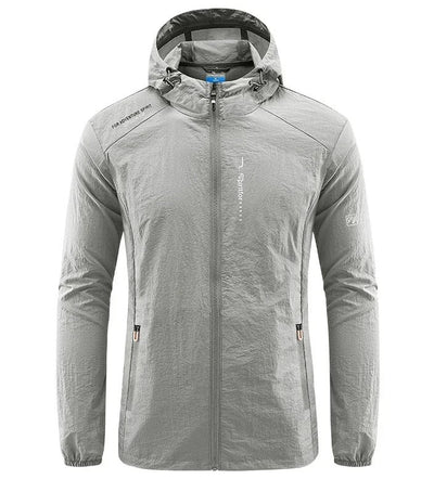 Jibril | Ultraleichte wind- und sonnensichere Kapuzen-Sommerjacke für Herren