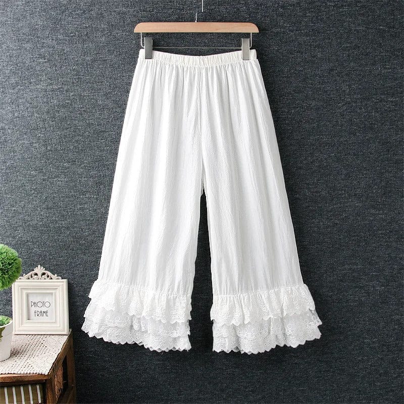 ZETA - Layer Lace Hose mit weitem Bein